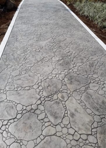 Stamped concrete pathway Ahmedabad